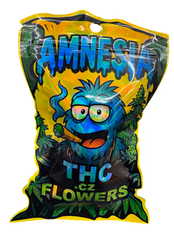 Amnesia Haze THC‑X – indoor aromatické květy (detail)