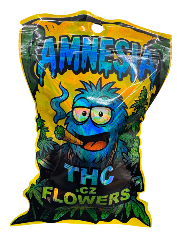 Amnesia Haze THC‑X – indoor aromatické květy (detail)