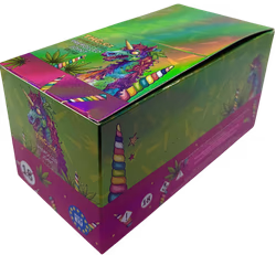 THC-X Display Box – 50 prerolls v tubách (prezentační balení)