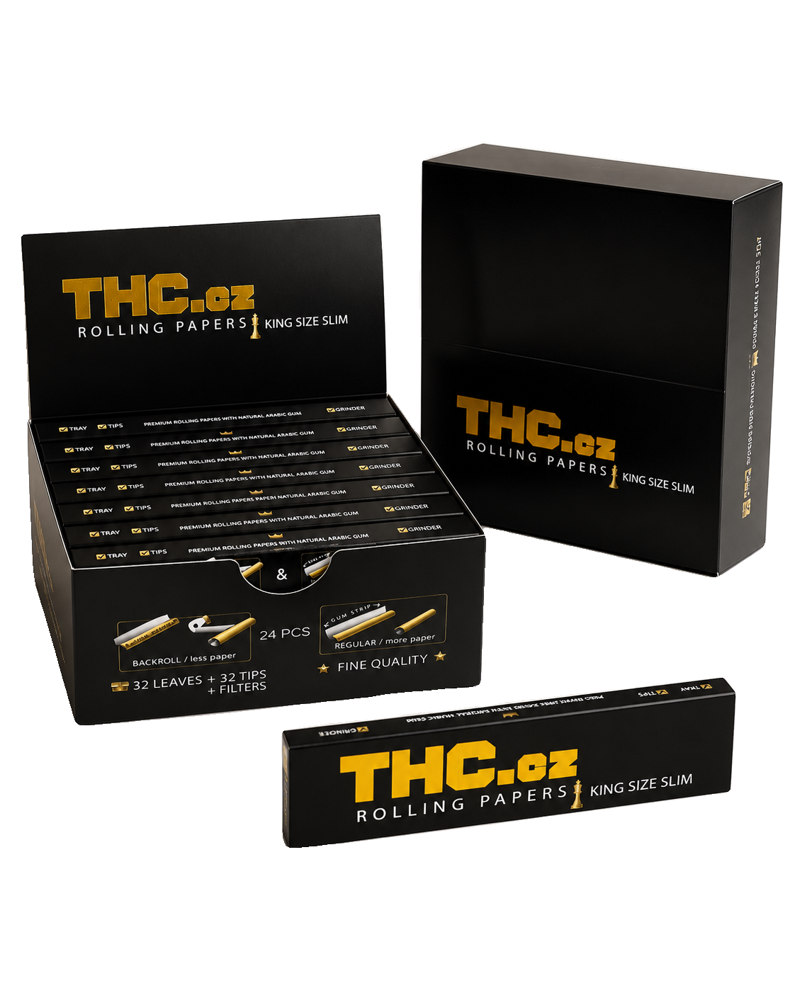 THC.cz Papírky King Size Slim